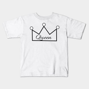 Cute queen tiara crown Kids T-Shirt